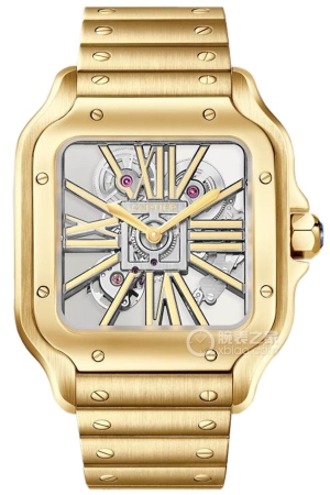 Cartier Santos WHSA0042 Manual mechanical movement, 18k gold, 39.7mm