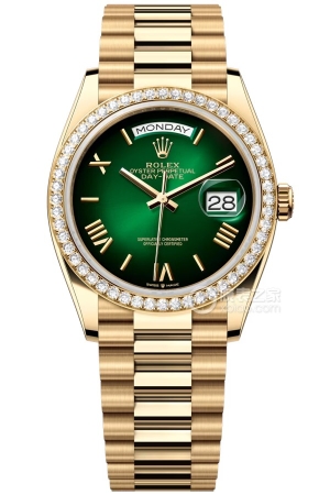 Rolex Day-Date Model M228348RBR-0045 Automatic machinery, 18k gold, 40mm