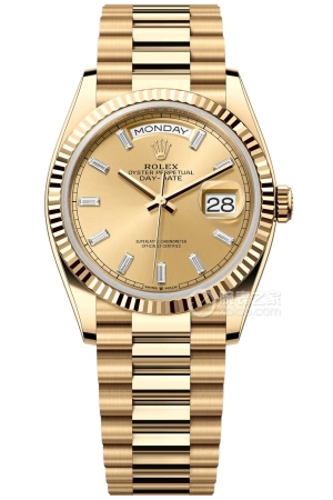 Rolex Day-Date Model M128238-0132 Automatic machinery, 18k gold, 36mm