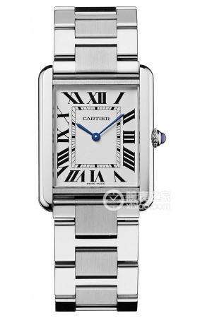 Cartier Tank W5200014 Quartz, stainless steel, 34.8 x 27.4 mm