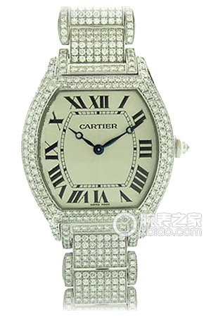 Cartier Tortoise-Shaped WA5043MC Manual mechanical, 18k white gold with diamonds, 43mm
