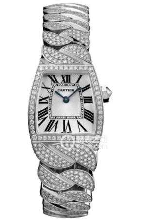 Cartier Gold Alligator WE6003MX Quartz, 18k white gold, 26.32mm