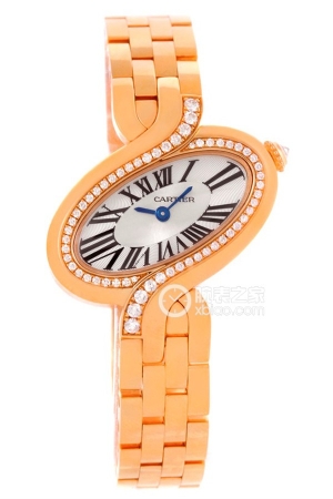 Cartier CAPTIVE DE CARTIERWG800003 Quartz, 18k rose gold set with diamonds, 30.78 x 36.07 mm
