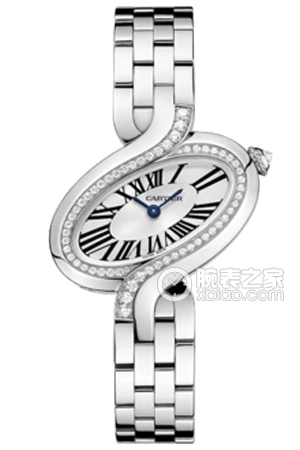 Cartier CAPTIVE DE CARTIERWG800004 Quartz, 18k white gold set with diamonds, 30.78 x 36.07 mm