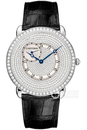 Cartier RONDE DE CARTIERWR007003 Manual mechanical, 18K rhodium-plated white gold, 42mm