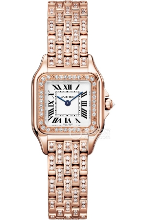 Cartier PANTHÈRE DE CARTIERWJPN0061 Quartz, rose gold with diamonds, 30.3*22mm