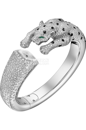Cartier Panthère Jeanwellery Watcheshipi 01713 Quartz, platinum set with diamonds, 17.9*17.6mm