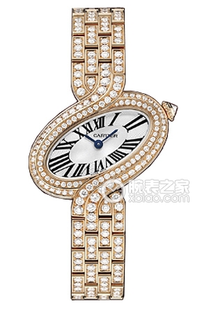 Cartier DELICES DE CARTIERHPI00495 Quartz, 18k rose gold, 30.78 x 36.07 mm