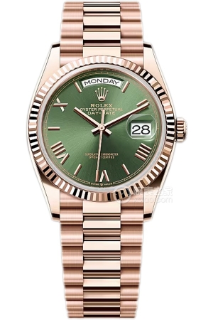 Rolex Day-Date 128235-0089 Automatic mechanical, 18k rose gold, 36mm