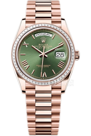 Rolex Day-Date 128395TBR-0033 Automatic mechanical, 18k rose gold, 36mm