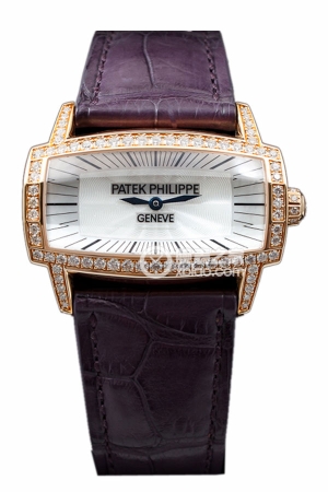 Patek Philippe GONDOLO 4981R Rose Gold Quartz, 18k rose gold with diamonds, case set with 72 diamonds, 0.37.2x22.4mm (discontinued)