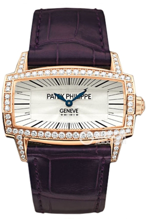 Patek Philippe GONDOLO 4991R Rose Gold Manual mechanism, 18k rose gold set with diamonds, 72 diamonds, 0.37.2mm (discontinued).