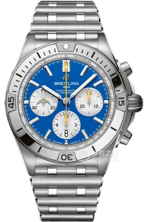 Breitling mechanical chronograph AB01342B1C8A1 Automatic machinery, stainless steel, 42mm