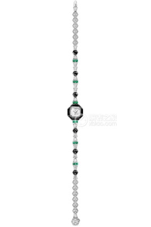 Cartier High Jewelry Watch HPI01649 Quartz, 18k white gold plated with rhodium, 12.9*12.9mm
