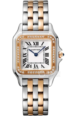 Cartier PANTHÈRE DE CARTIERW3PN0010 Quartz, stainless steel, 18k rose gold, 29*37mm