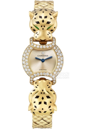 Cartier Panthère Jeanwellery Watcheshipi 01731 Quartz, 18k gold set with diamonds, 22.2mm