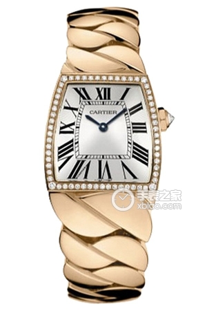 Cartier WE60050I Quartz, 18k rose gold set with diamonds, 33.76mm