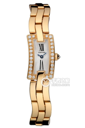 Cartier Ballet WG40023J Quartz, 18k rose gold set with diamonds, 34.59mm