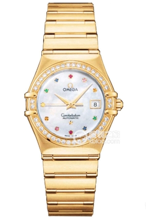 Omega Constellation 1197.79.00 Automated machinery, 18k gold with diamonds, 27mm (discontinued)