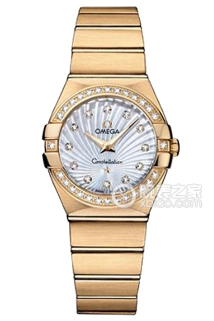 Omega Constellation 123.55.27.60.55.003 Quartz, 18k gold, 27mm