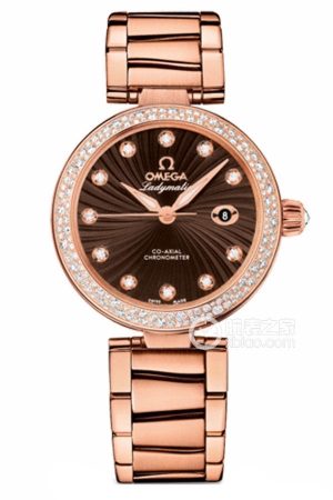 Omega De Ville 425.65.34.20.63.001 Automatic mechanical, 18K red gold with diamonds, 34mm