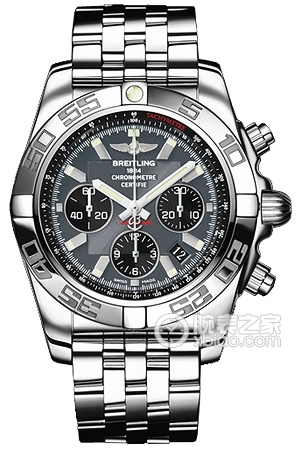 Breitling mechanical chronograph AB011011.F546 (Pilot stainless steel bracelet) Automatic machinery, precision steel, 44mm (discontinued)