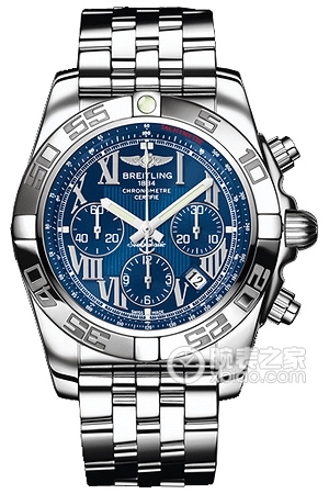 Breitling mechanical chronograph AB011012.C783 (Pilot stainless steel bracelet with Roman numeral hour markers) Automatic machinery, precision steel, 44mm (discontinued)