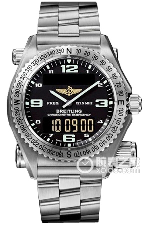 Breitling Professional Titanium Case - Black Dial - Professional Titanium Bracelet Quartz, titanium, 43mm (Discontinued)