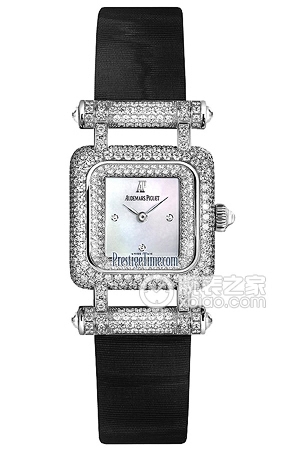Audemars Piguet Millennium 67422BC.ZZ.A003LZ.01 Quartz, 18k white gold set with diamonds, 25mm