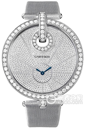 Cartier CAPTIVE DE CARTIERWG600005 Quartz, 18k white gold set with diamonds, 50mm