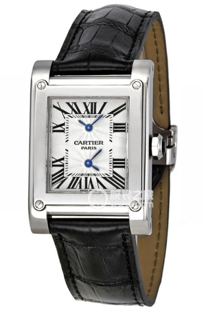 Cartier Tank W1534351 Manual mechanical, 18k white gold, 33mm
