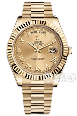 Rolex Day-Date 218238-83218 Champagne Dial Automatic machinery, 18k gold, 41mm
