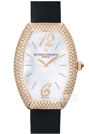 Vacheron Constantin 25541/000R-9262 Quartz, 18k rose gold with diamonds, 18k 5N pink gold, 27.5 x 37.1 mm