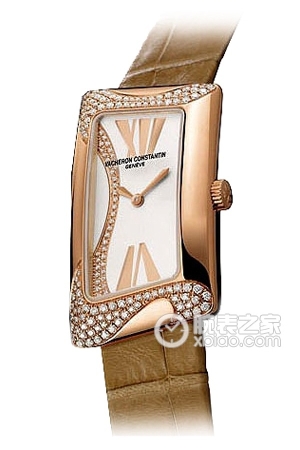 Vacheron Constantin 25517/000R-9318 Quartz, 18k rose gold set with diamonds, 21x37.7mm
