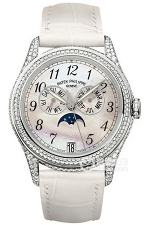 Patek Philippe Complications 4937G-001 Automatic mechanical, 18k white gold set with diamonds, 37mm