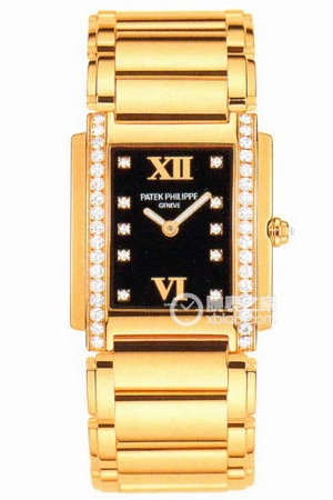 Patek Philippe Twenty ~44908/11R-010 Rose Gold Quartz, 18k rose gold set with diamonds, featuring 34 diamonds ~ 0.26.3mm