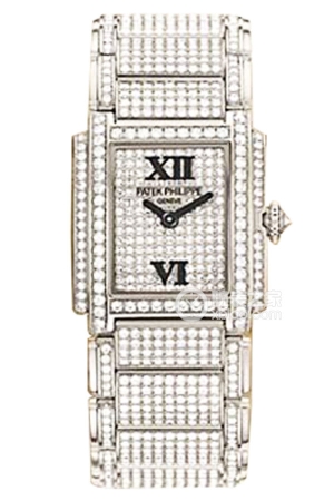 Patek Philippe Twenty ~44909/50G-001 White Gold Manual mechanism, 18k white gold set with diamonds, 22x26.3mm