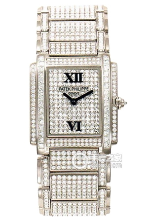 Patek Philippe Twenty ~44910/51G-001 Quartz, 18k white gold with diamonds, 30mm (discontinued)
