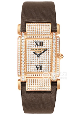 Patek Philippe Twenty ~44910R-001 Quartz, 18k rose gold, 25x30mm