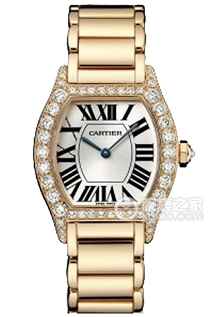 Cartier Tortoise-Shaped WA50703I Manual mechanism, 18k rose gold with diamonds