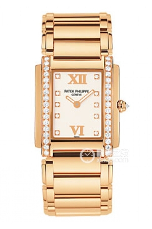Patek Philippe Twenty ~44910/11R-011 Quartz, 18k rose gold, 25 x 30mm