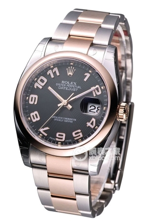 Rolex Lady Datejust 116201-72601 Black Dial 18k rose gold, 36mm