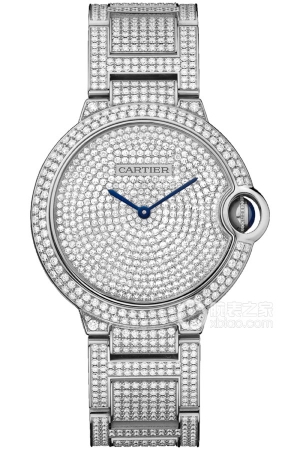 Cartier Ballon Bleu HPI00581 Automatic mechanical, 18k white gold set with diamonds, 36mm
