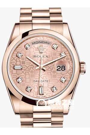 Rolex Day-Date 118205F Pink Diamond-Set Dial Automatic mechanical, 18k rose gold, 36mm