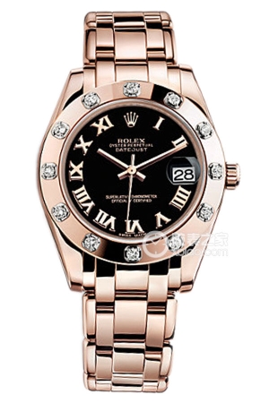 Rolex Pearlmaster 81315-72845 Automatic mechanical, 18k rose gold, 34mm