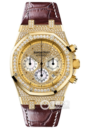Audemars Piguet Royal Oak 26068BA.ZZ.D088CR.01 Automatic machinery, 18k gold set with diamonds, 449 diamonds, 4.39mm (discontinued)