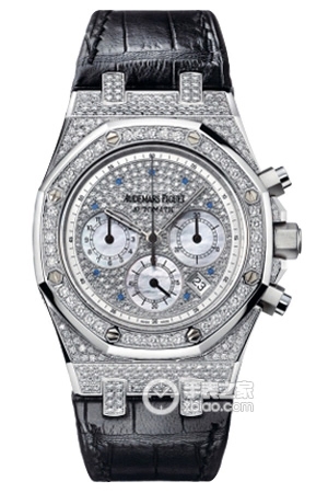 Audemars Piguet Royal Oak 26068BC.ZZ.D002CR.01 Automatic mechanical design, 18k white gold set with diamonds, 4.39mm in diameter and 449 diamonds (discontinued).
