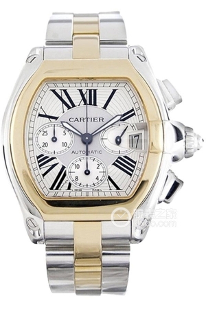 Cartier sports car W62027Z1 Automatic machinery, gold-plated stainless steel, 44.32mm