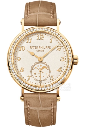 Patek Philippe Complications 7121J-001 Manual winding, 18k gold, bezel setting, 33mm