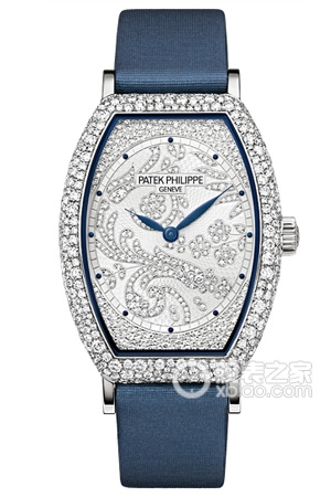Patek Philippe GONDOLO 7099G-001 Manual winding mechanism, 18k white gold, case set with 480 diamonds (approx. 329.6 × 38.9mm)